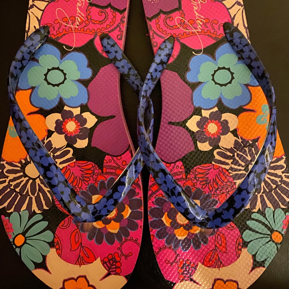 Vera Bradley Floral Fiesta Flip Flops
